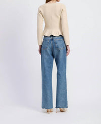 En Saison - Idah Peplum Knit Cardigan