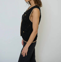 Central Park West - Brooke Pointelle Cable Vest