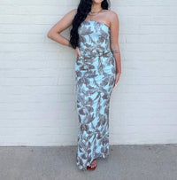 Pretty Garbage - The Cocoa Sky Strapless Maxi Dress