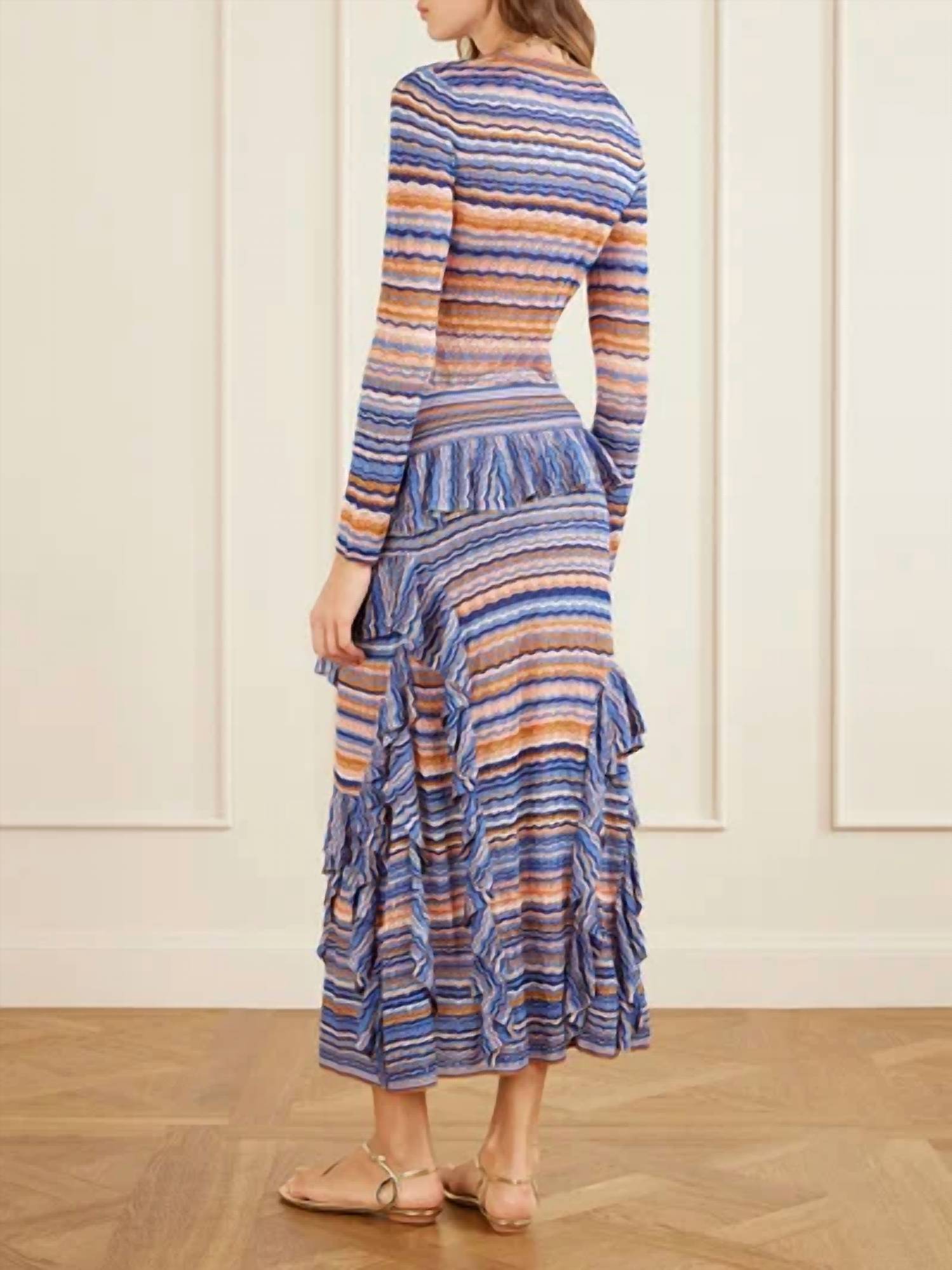 Ulla Johnson - Delila Ruffle Knit Midi Skirt
