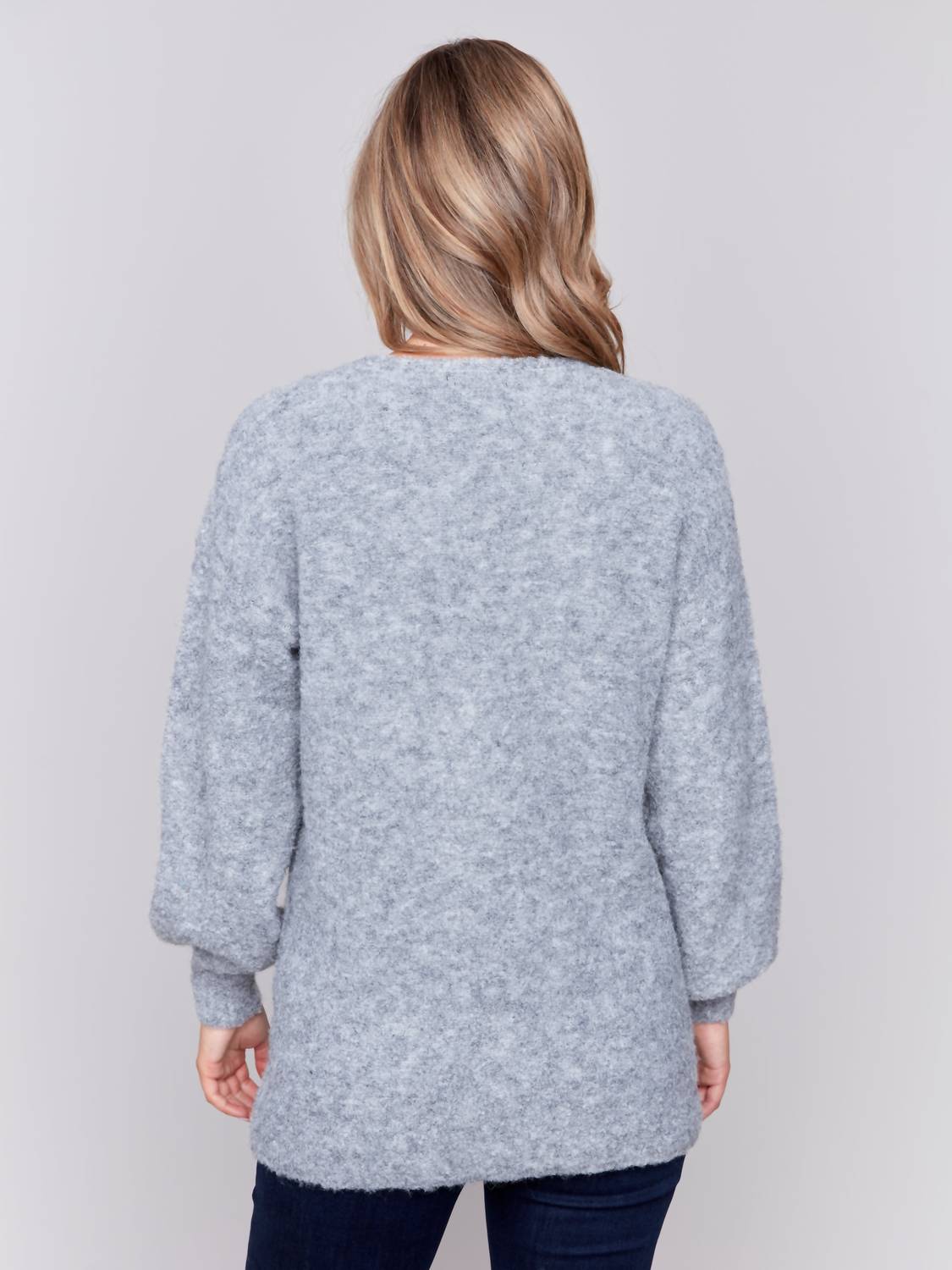 Charlie B - Boucle Knit Long Cardigan