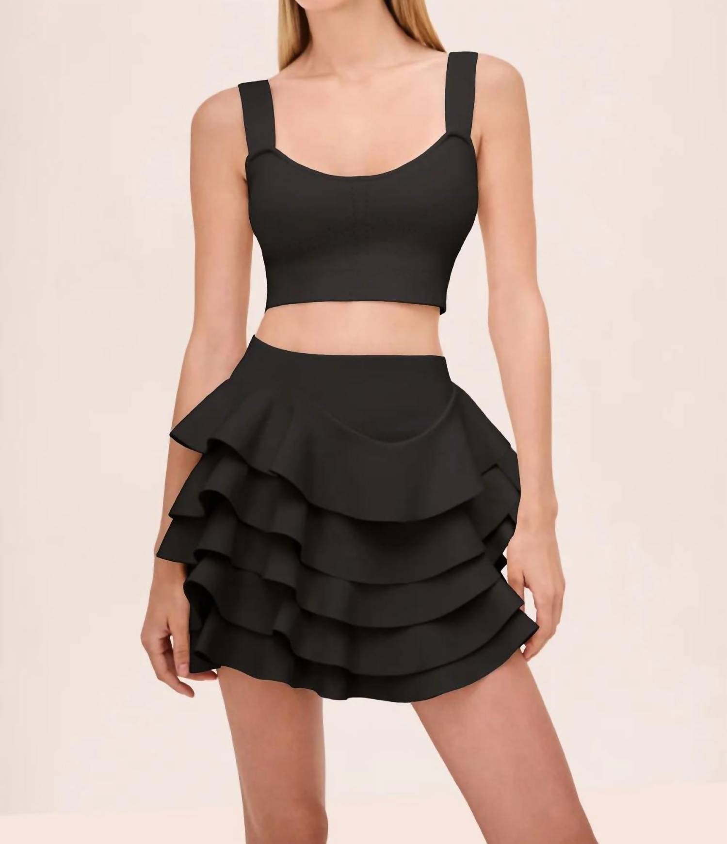 Alexis - Dee Structured Cropped Top