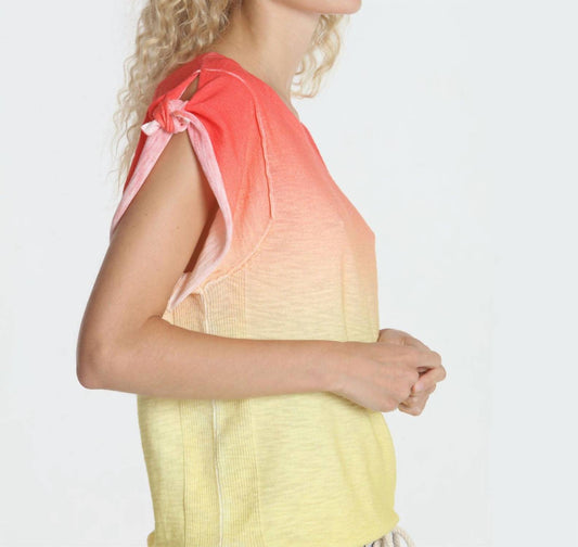 Label+Thread - Women's Ombre Tie Tee