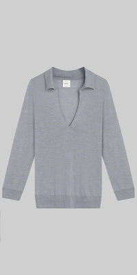 Leset - James V Neck Polo Top