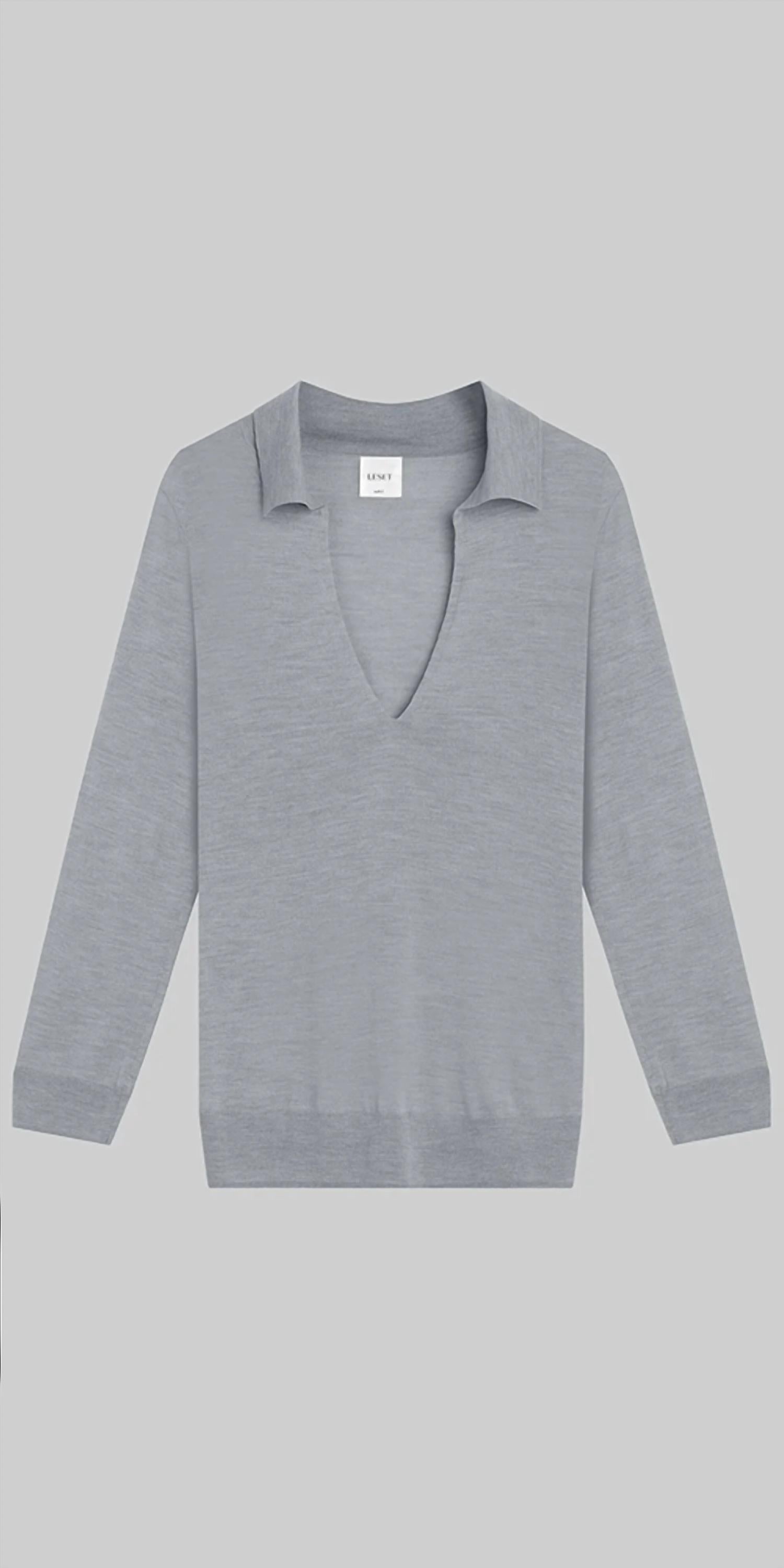 Leset - James V Neck Polo Top