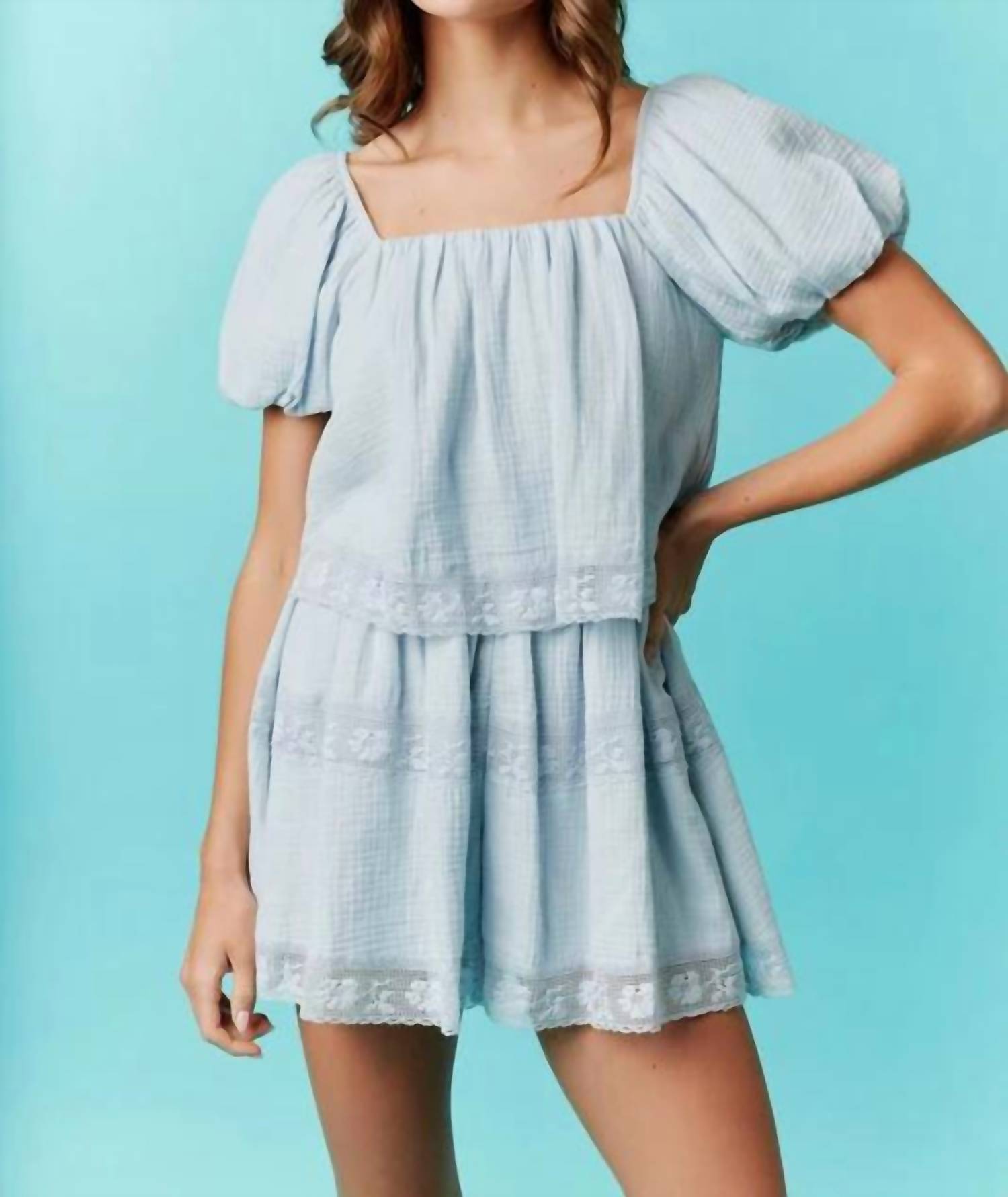 Fantastic Fawn - Little Charmer Cotton Gauze Romper