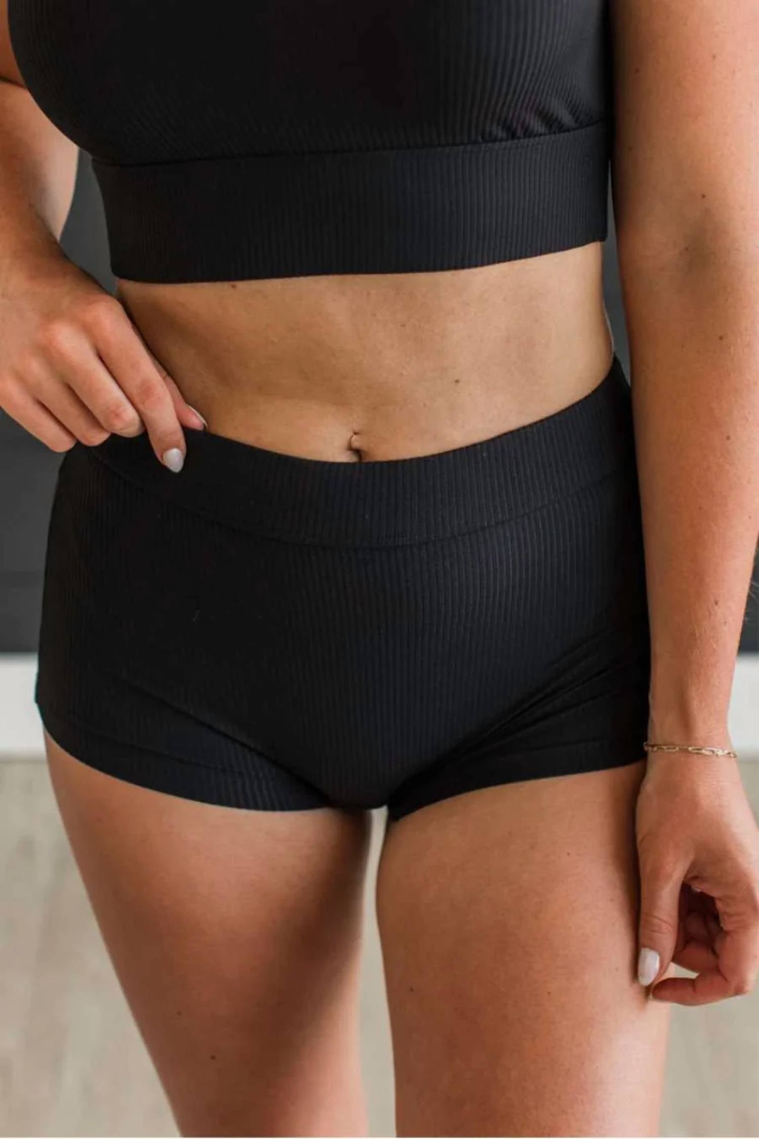 Mack & Mal - Ribbed Swim Shorts