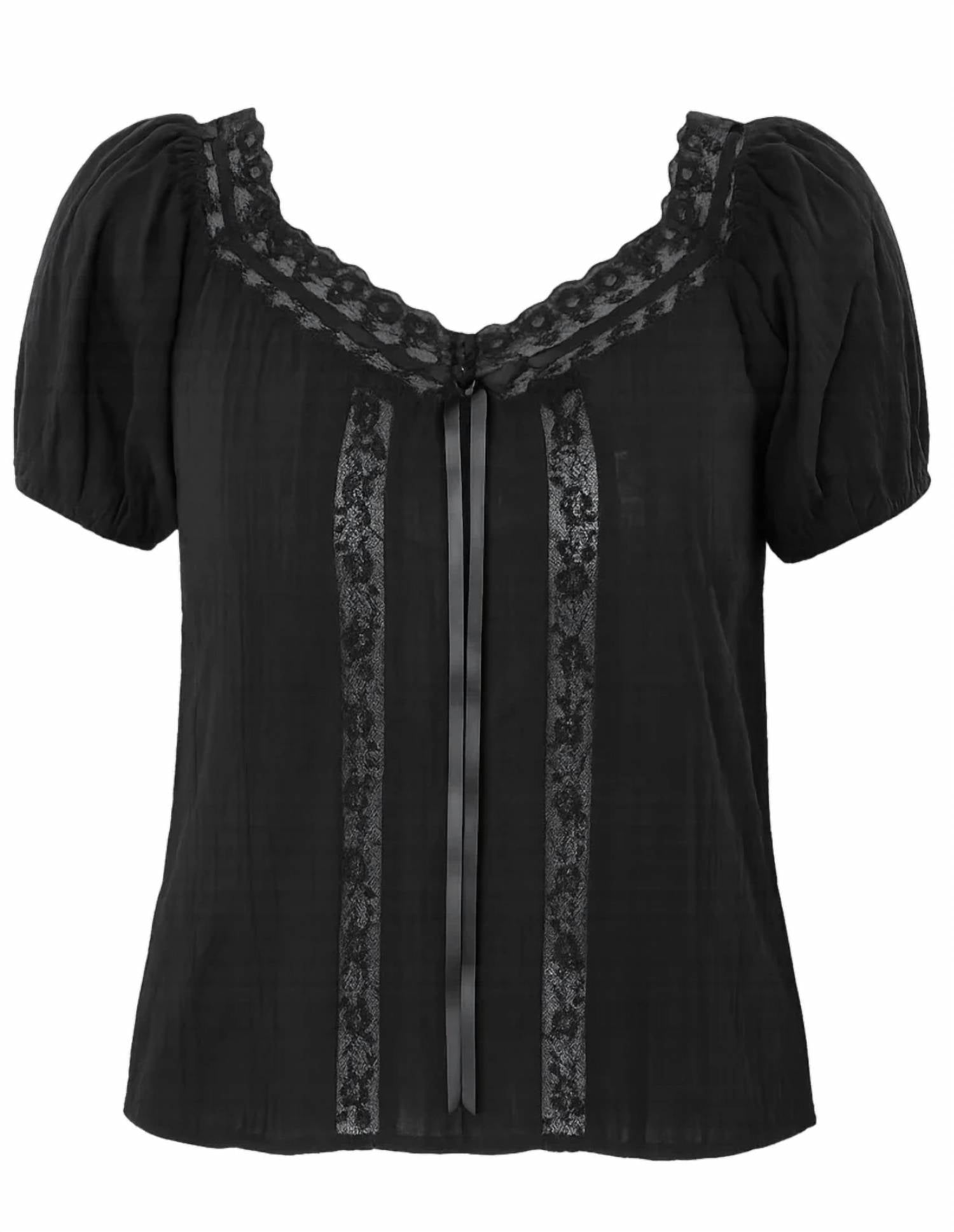 Dear John Denim - Women's Layla Peasant Short Sleeve Top