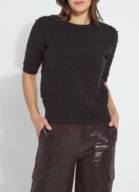 Lysse - Valentina Pearl Short Sleeve Sweater