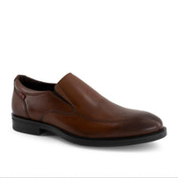 Andrea Men's Slip On Leather Loafer in light brown - men's loafer