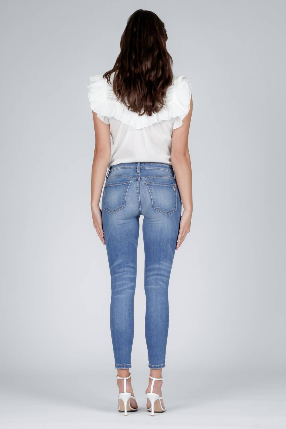 BLACK ORCHID Jude Mid Rise Crop Jean in dance machine - women's jeans - alternate view