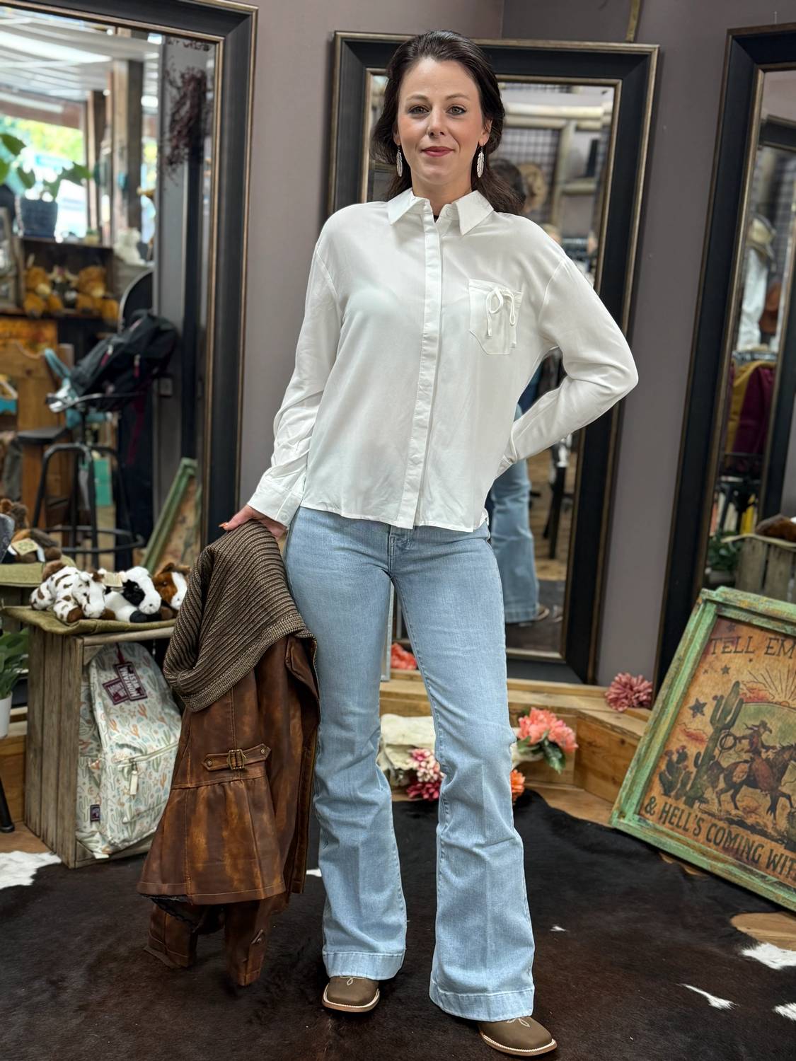 Storia - Classic Button Up Blouse