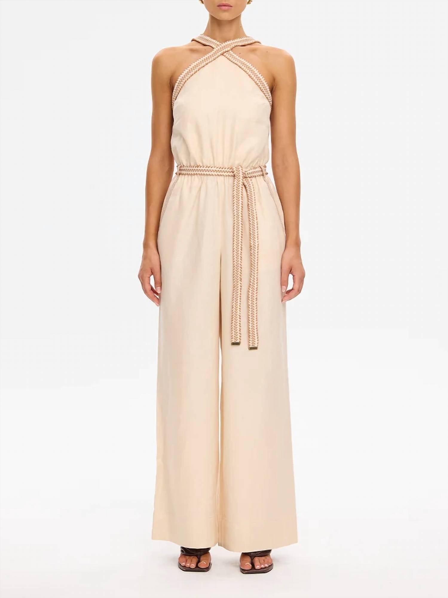 Kivari - Freya Halter Wide Leg Jumpsuit