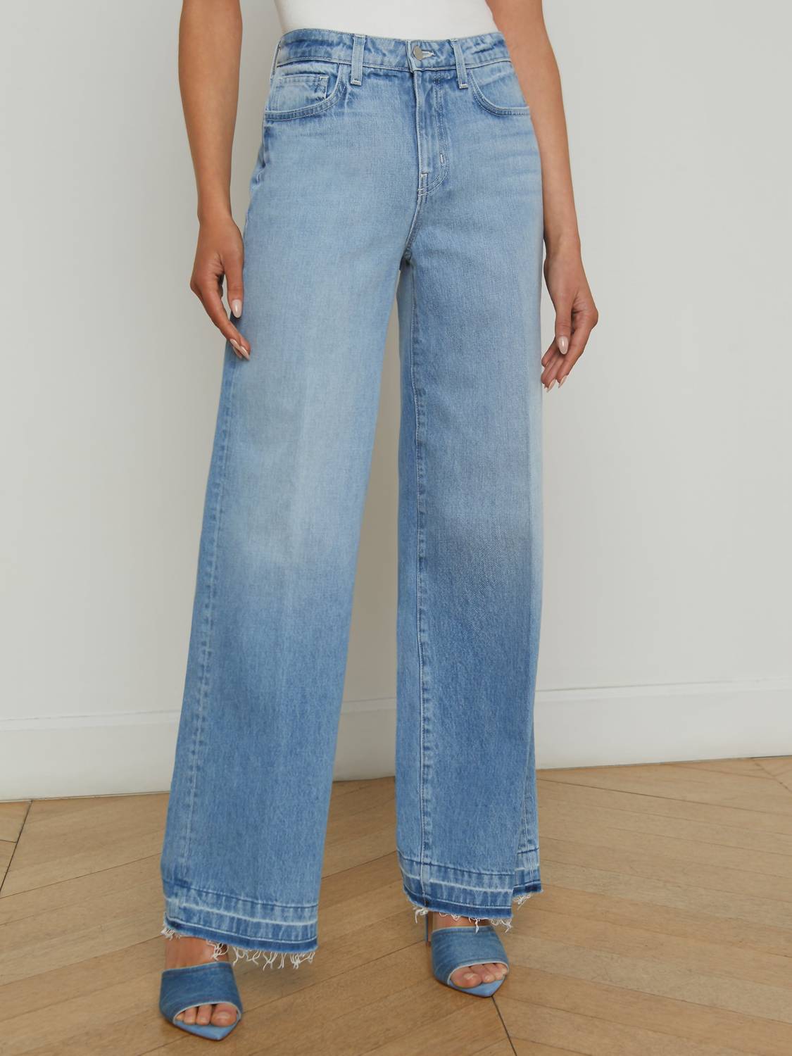 L'Agence Scottie High Rise Wide Leg Jean in zion - women's jeans