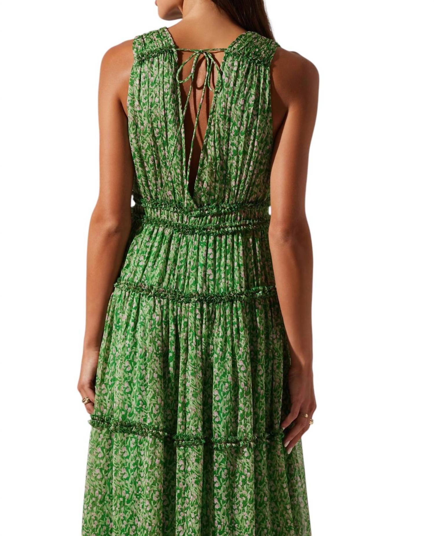 Astr - Edessa Tiered Ruffle Maxi Dress