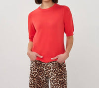 Esqualo - SHORT SLEEVE BASIC KNIT SWEATER