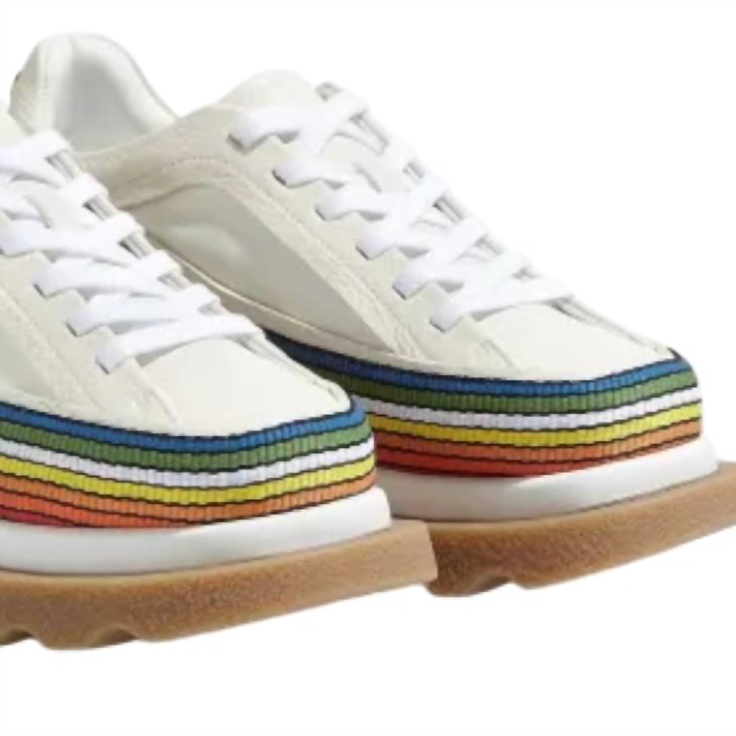 Salvatore Ferragamo - Women's Rainbow Wedge Sneakers