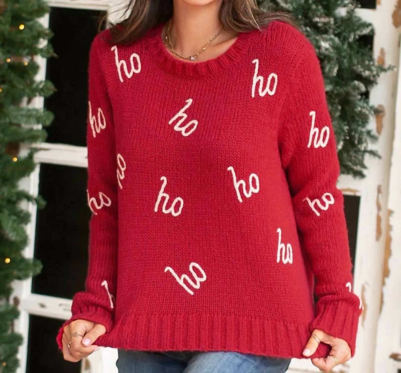 Wooden Ships - Ho Ho Chunky Crewneck Sweater