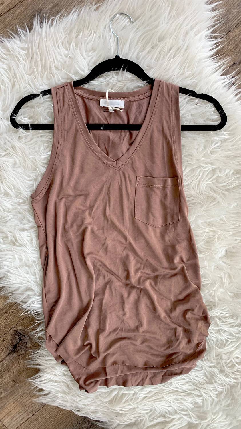 Another Love - Women's Esther Breast Pocket Tank Top