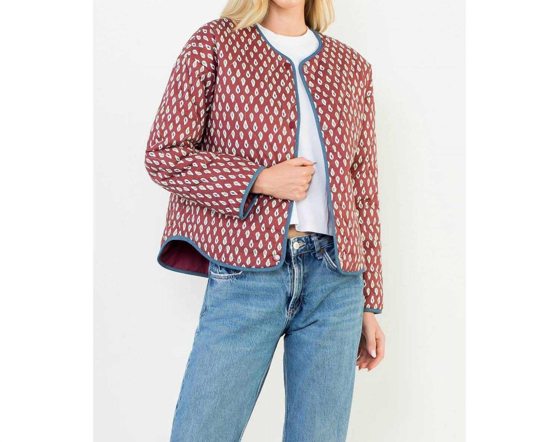 Thml - Print Detailed Quilted Jacket