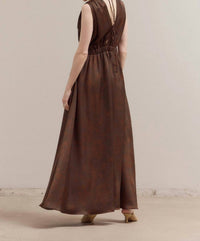 Grade & Gather - Heather Bronzed Satin Dress
