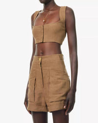 Le Kasha - Jirja Linen Bralette