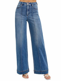 Risen - Perfect Fit Tummy Control High Rise Wide Leg Jeans