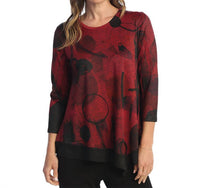 Jess & Jane - Toscana Asymmetrical Slinky Top