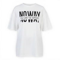 Ambar - No Way Printed Relaxed Fit T-shirt