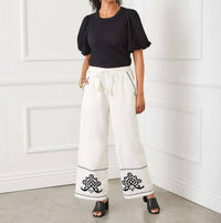 Karen Kane - Embroidered pants