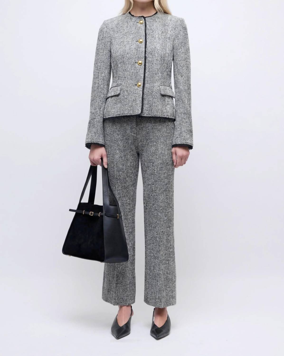 Simkhai - Ivie Herringbone Blazer