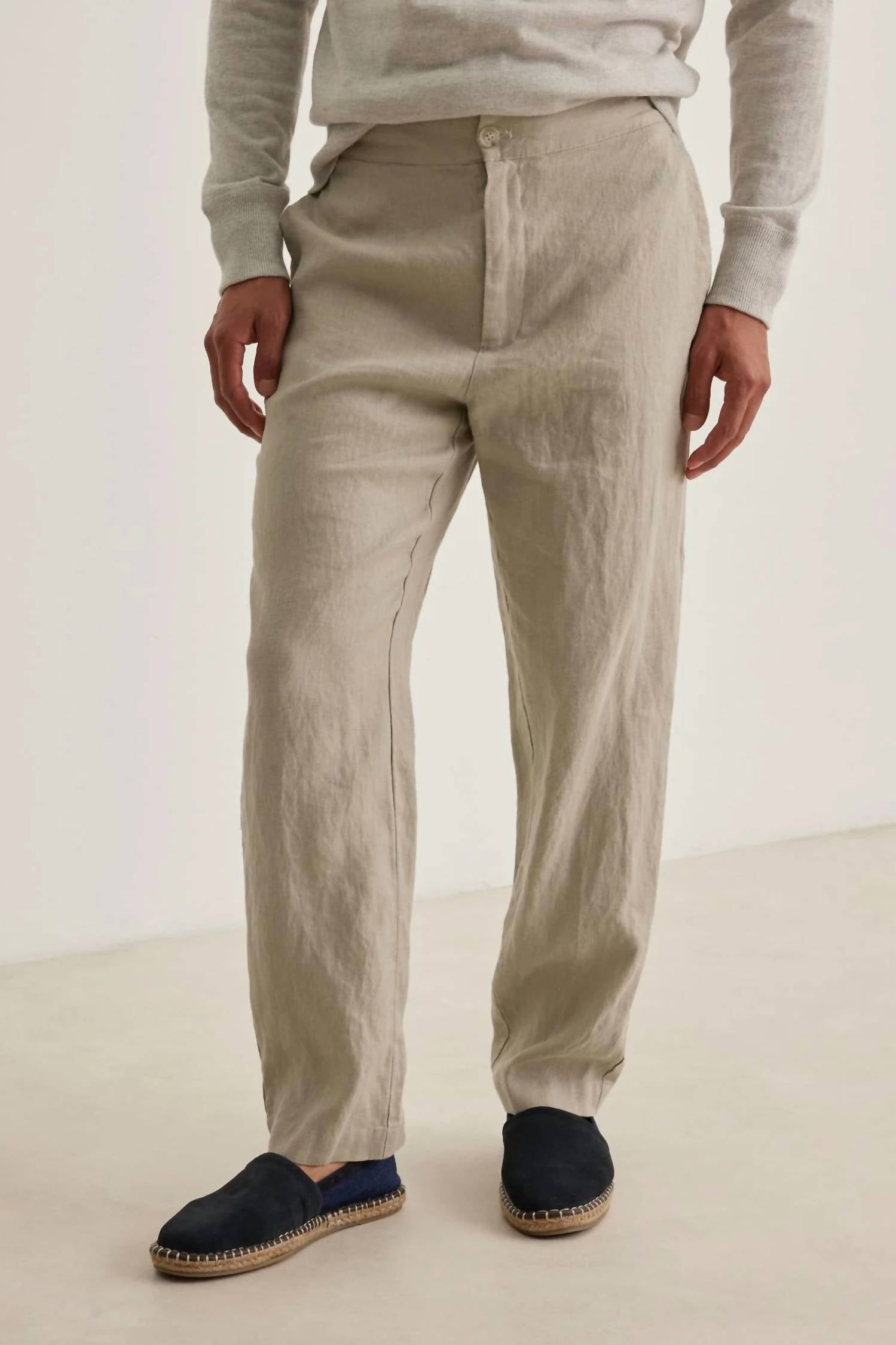 Velvet By Graham & Spencer - Lennon Linen Pant