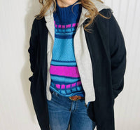 Hem & Thread - Zipper Button Down Coat
