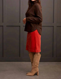 Tribal - Textured Mock Neck Sweater