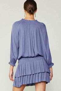 Current Air - Aurelie Pleated Mini Dress