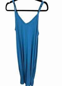 Zenana - Women's Spaghetti Strap Long Tee Dress