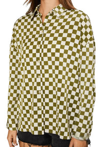 Pretty Garbage - Fiorella Checkered Blouse