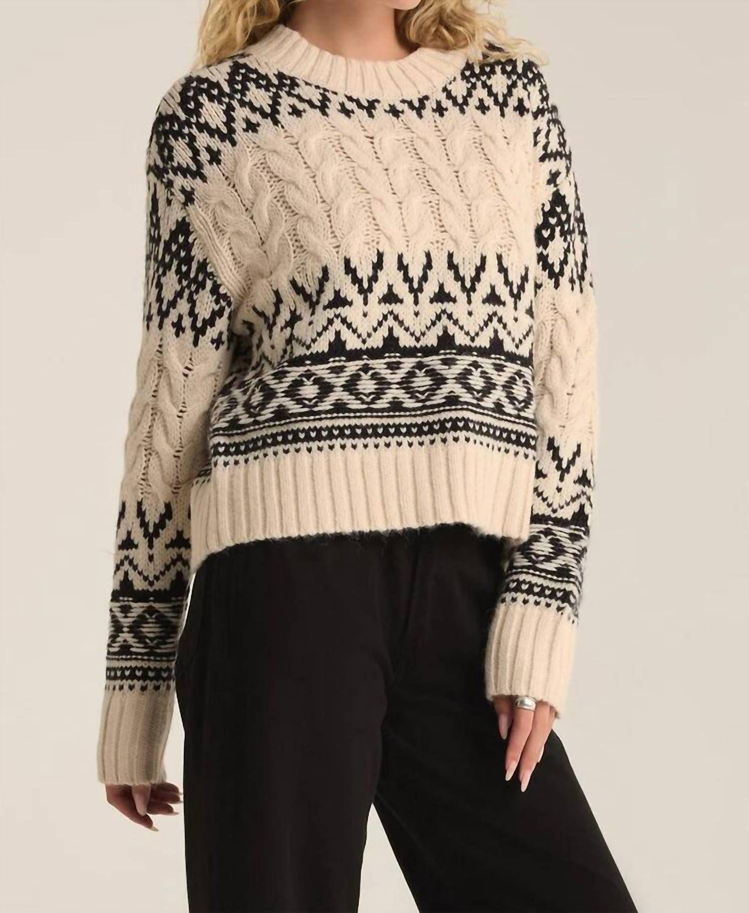 Z Supply - Garland Fairisle Sweater
