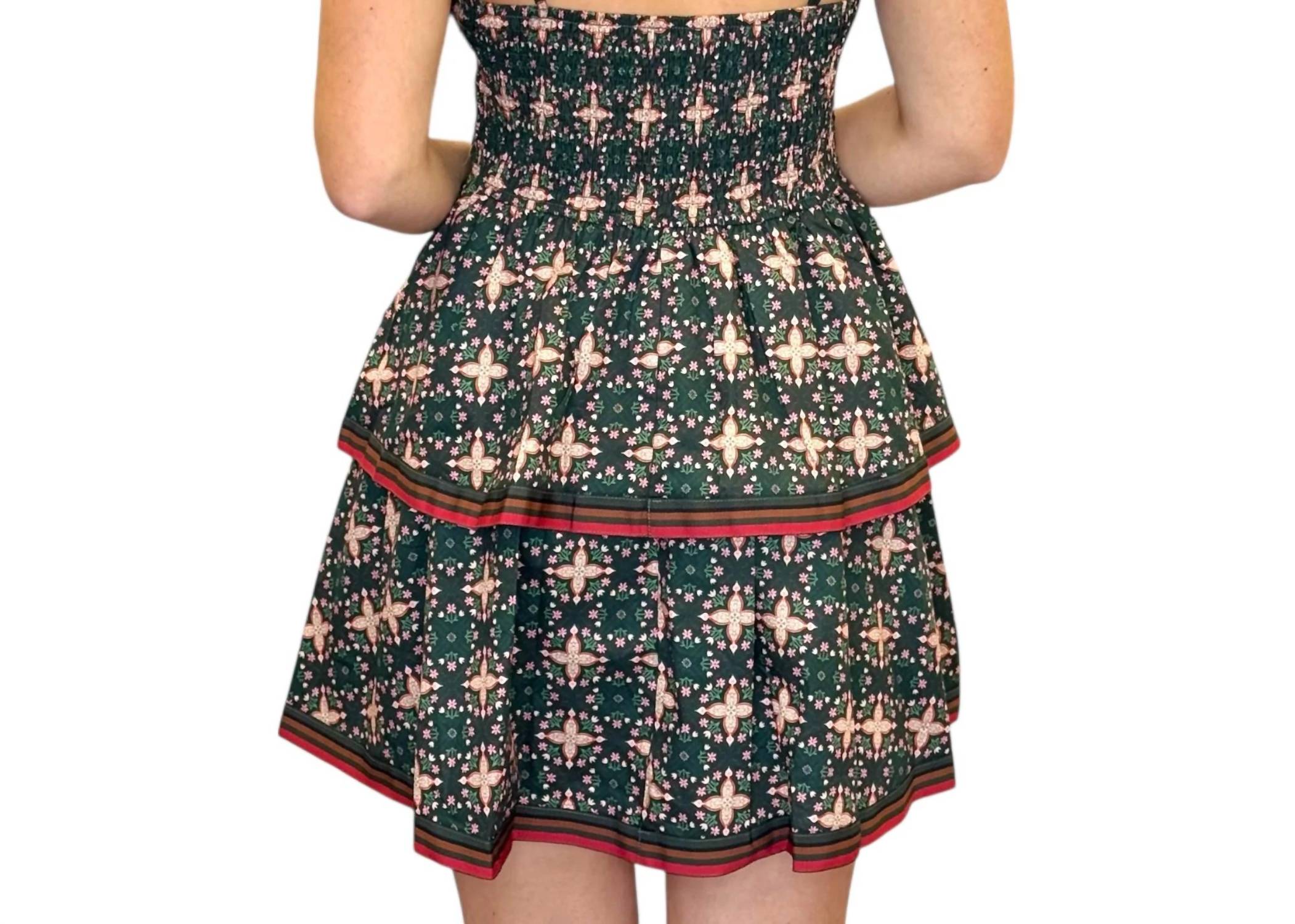 Sincerely Ours - Rina Floral Tile Mini Dress