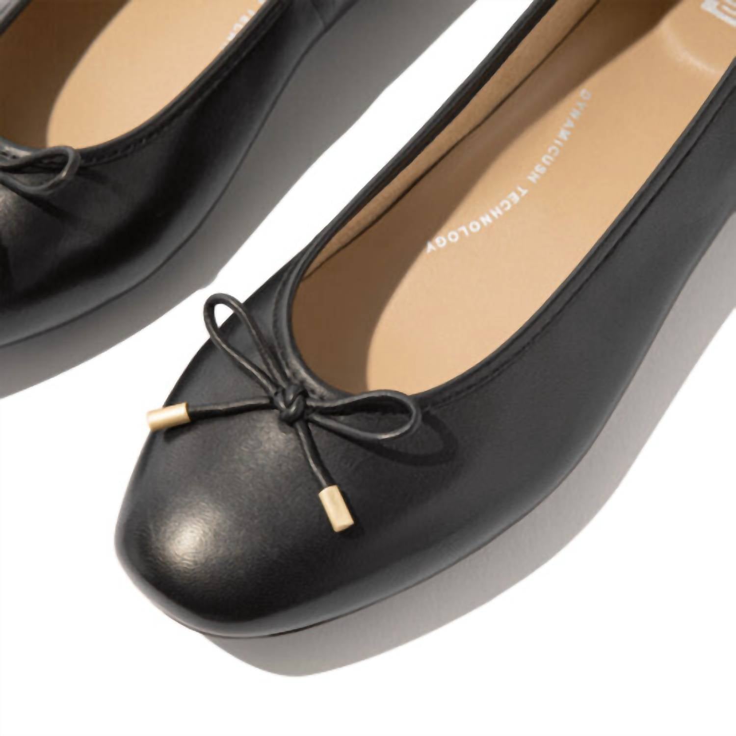 Fitflop - Women Delicato Bow Soft Leather Ballet Flat