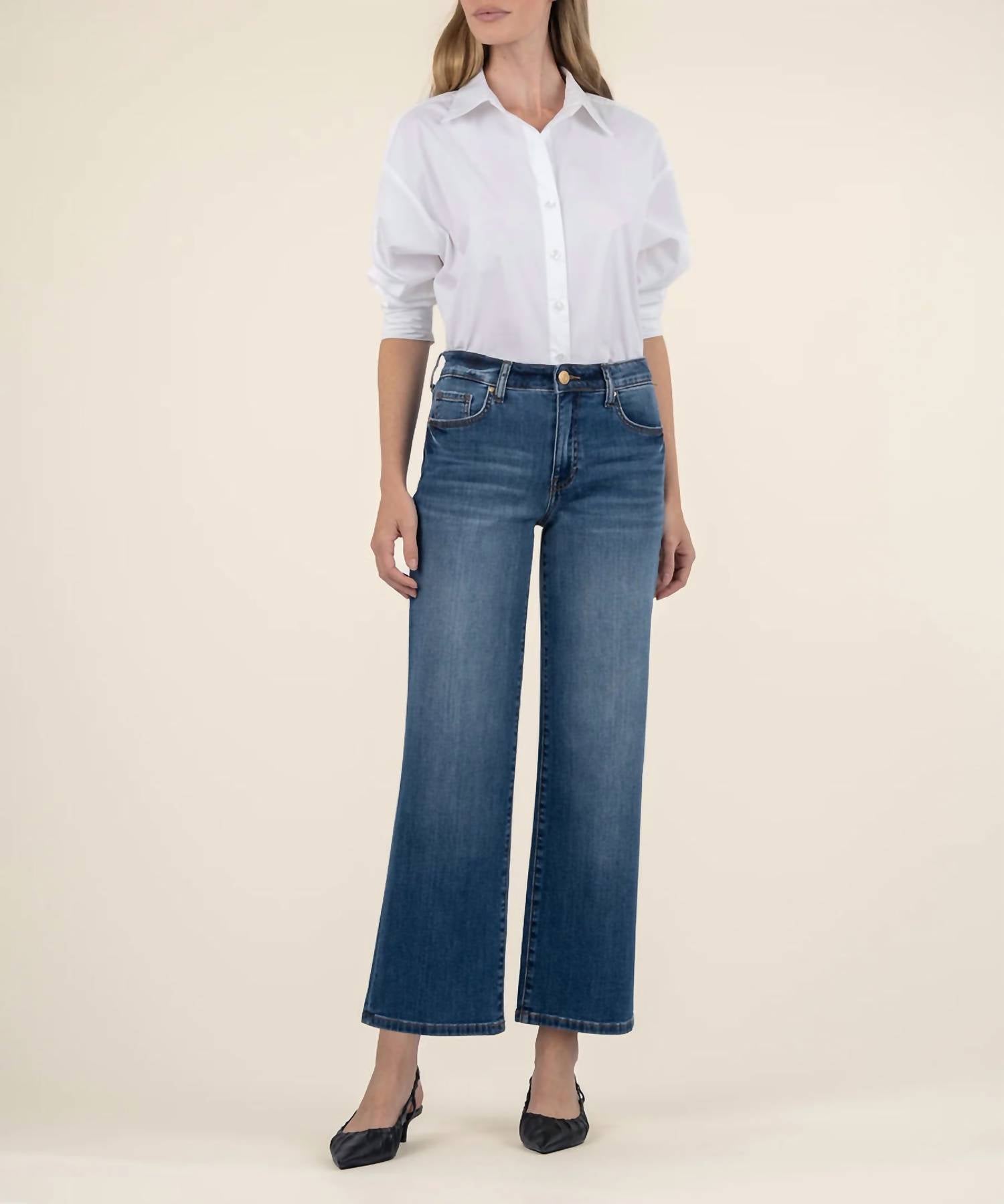 Kut From The Kloth - Charlotte High Rise Wide Leg Jean