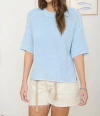 Blu Pepper - Weekend Washed Boxy Tee