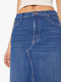 Mother The Ditcher Midi Skirt in do not disturb - women's skirt - detail view