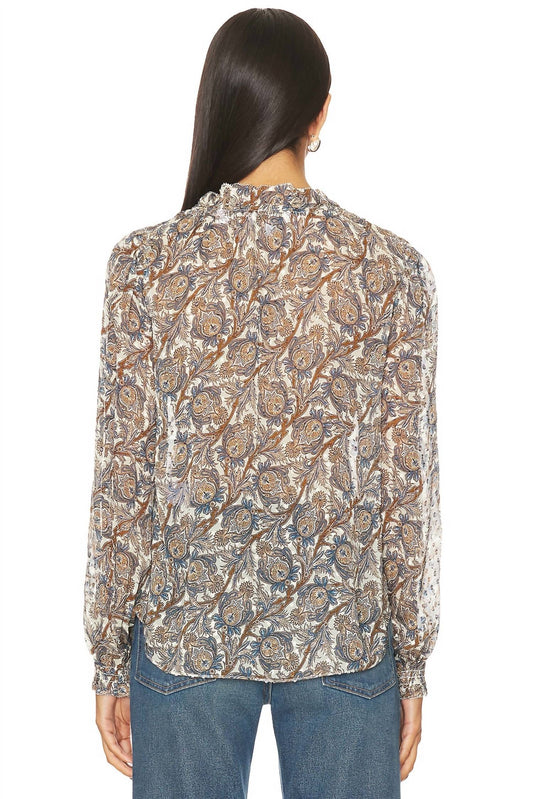 Veronica Beard - Hickory Long Sleeve Blouse