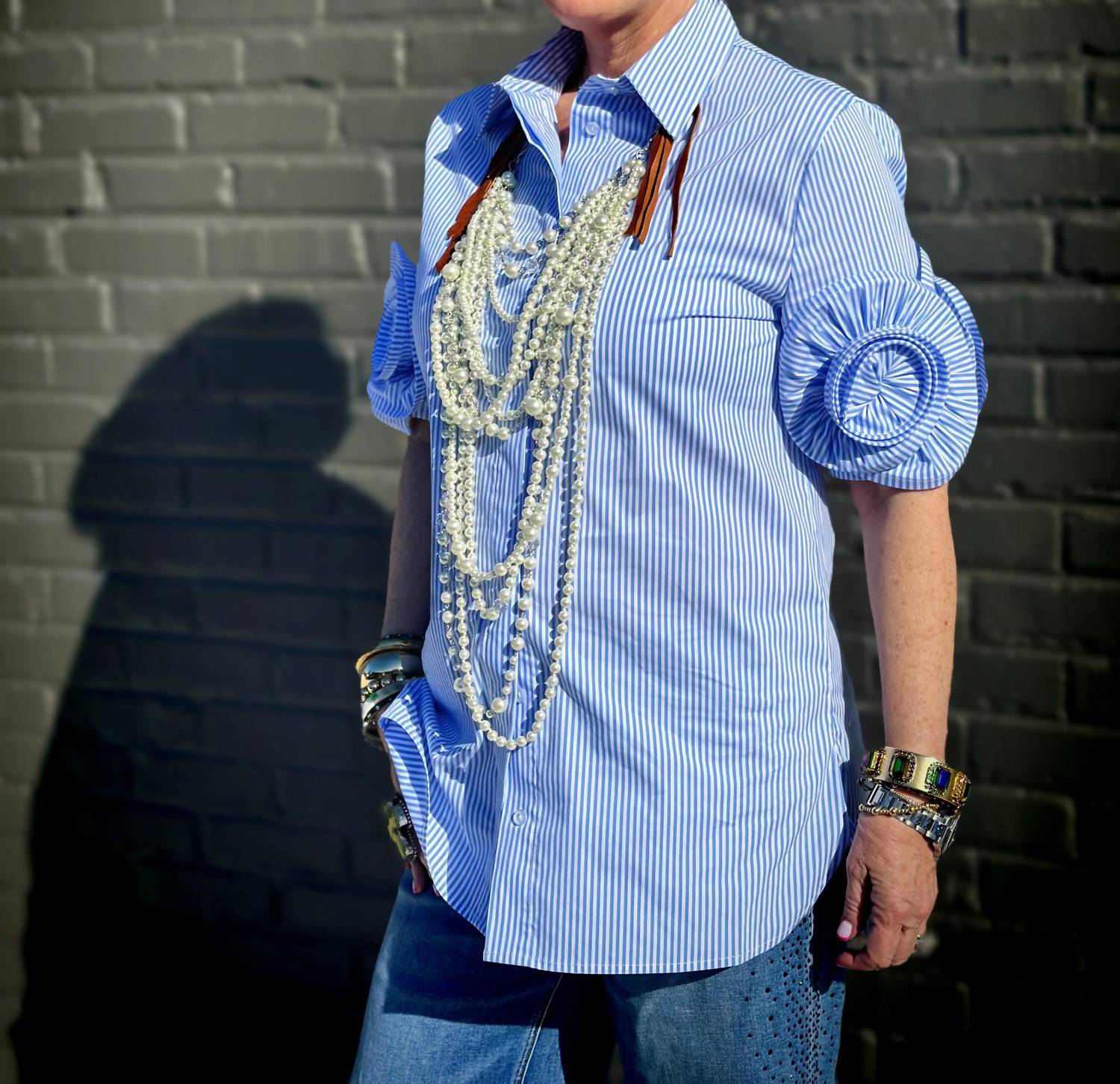 Ravel - Vernal Button-Up Top