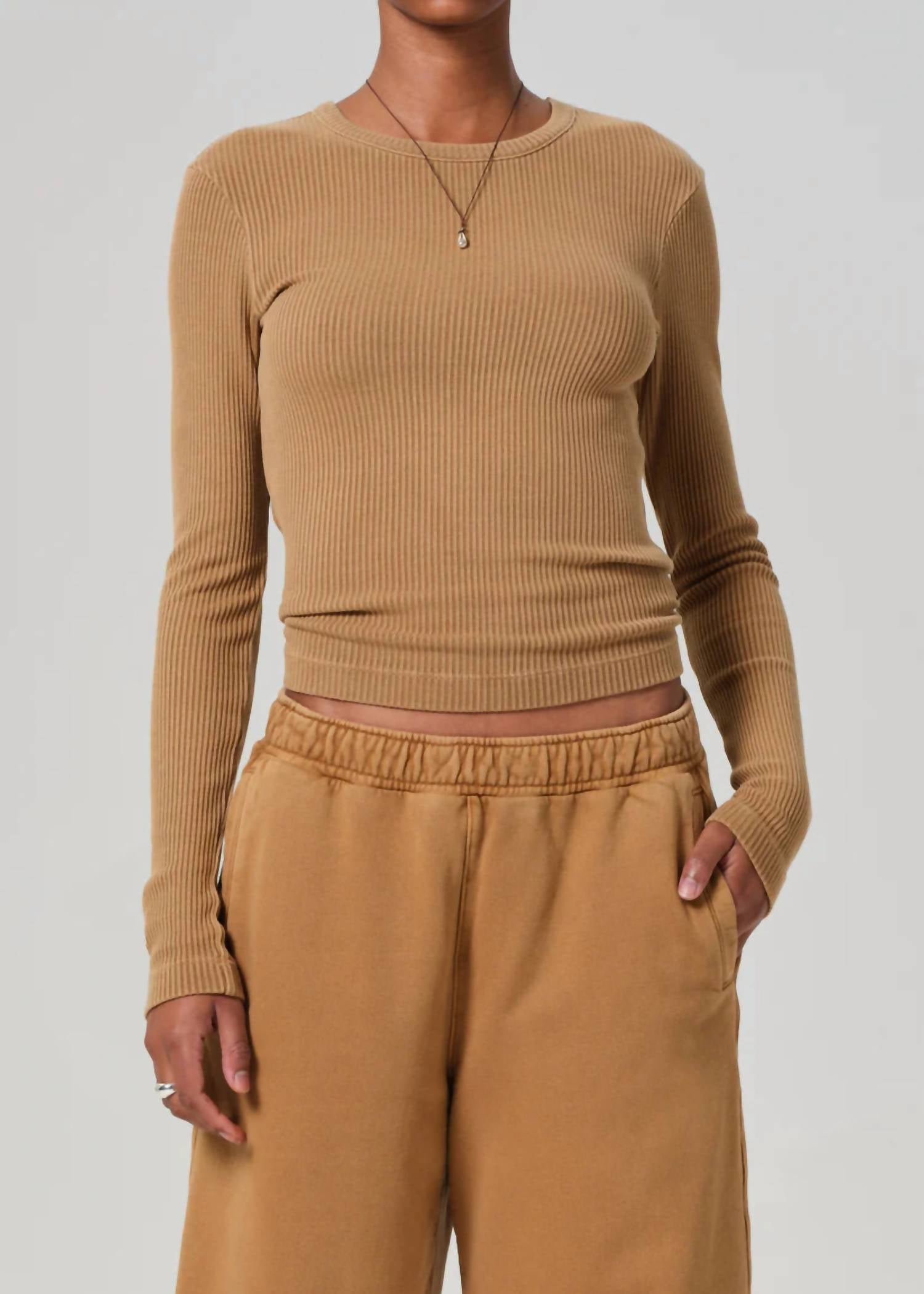 Citizens of Humanity Bina Crewneck Sweater in marcona - women's sweater