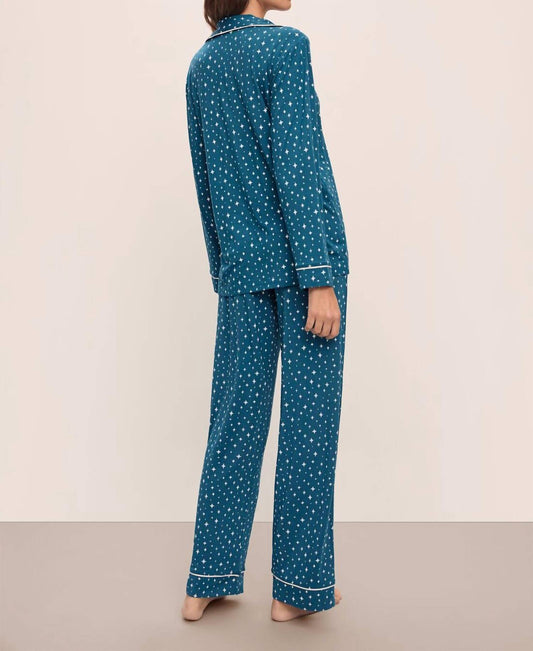 Eberjey - Printed Gisele Long PJ Set