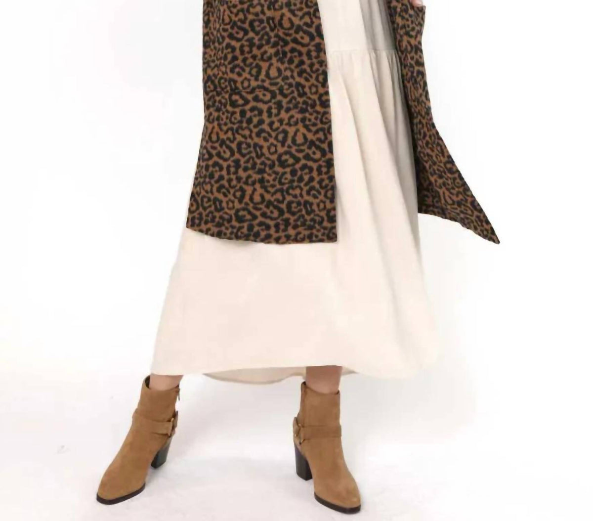Sadie & Sage - Animal Instinct Leopard Coat