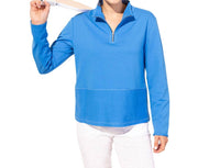 Habitat - Ocean Front Terry Quarter Zip Pullover Sweater