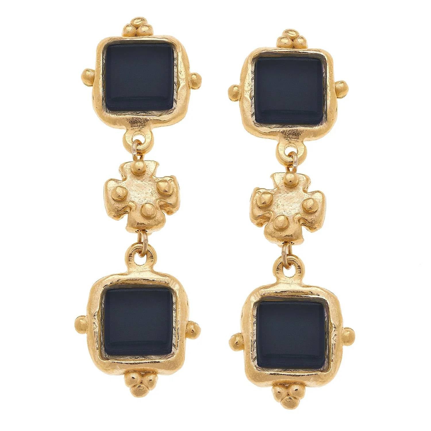 Susan Shaw - Charlotte Deux Tier Earrings